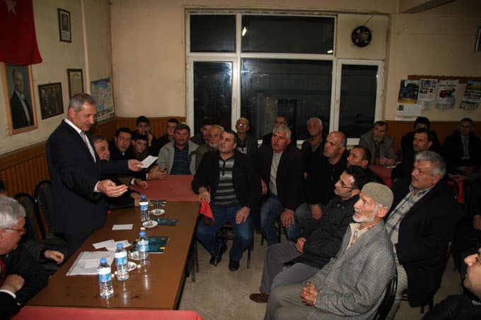Başkan Dişli seçim çalışmaları kapsamında köy hizmetlerini sürdürüyor