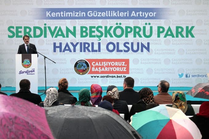 Serdivan Beşköprü Park, hizmete girdi