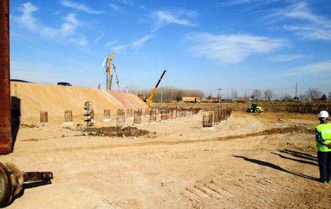 Stad inşaatı tüm hızıyla devam ediyor