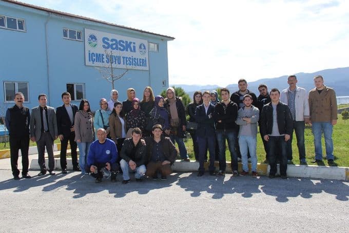 Öğrenciler SASKİ tesislerini gezdi