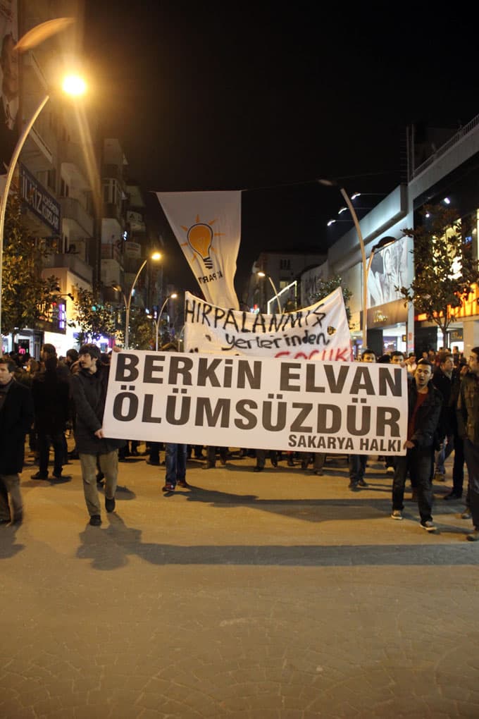 Sakarya'da Berkin Elvan eylemi