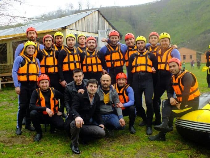 Genç TÜMSİAD üyeleri raftingde buluştu