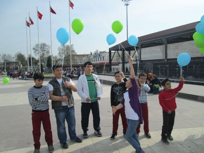 Down Sendromu Günü'nü coşkuyla kutladılar