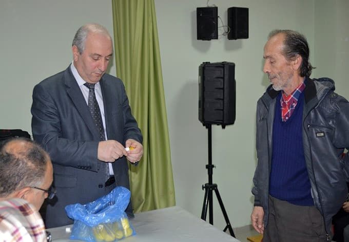 Çayköy'de ev kuraları çekildi