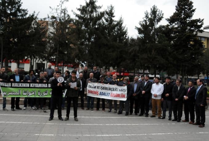 Mısır'daki idam kararları, Sakarya'da protesto edildi