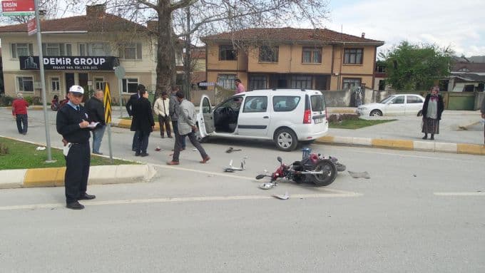 Sapanca'da trafik kazası: 1 yaralı