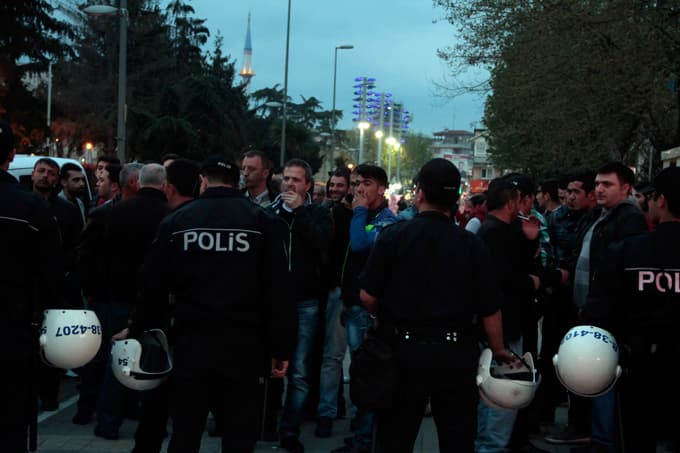 HDP basın açıklamasında gerginlik