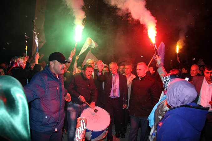 Adapazarı, zaferi coşkuyla kutladı