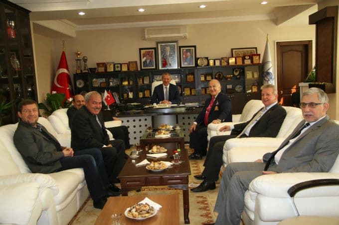 Esnaf odalarından Başkan Dişli'ye ziyaret