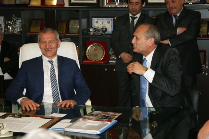 Esnaf odalarından Başkan Dişli'ye ziyaret