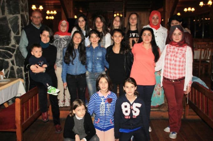Voleybolcular yemekte bir araya geldi 