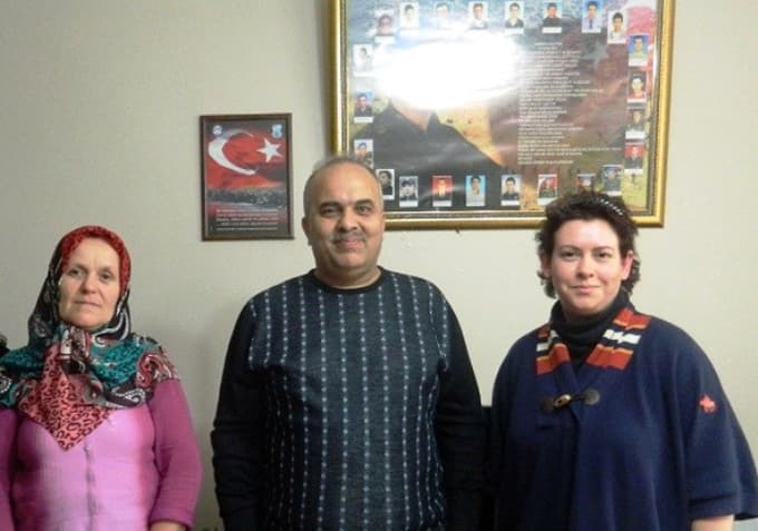 Şehit aileleri unutulmadı