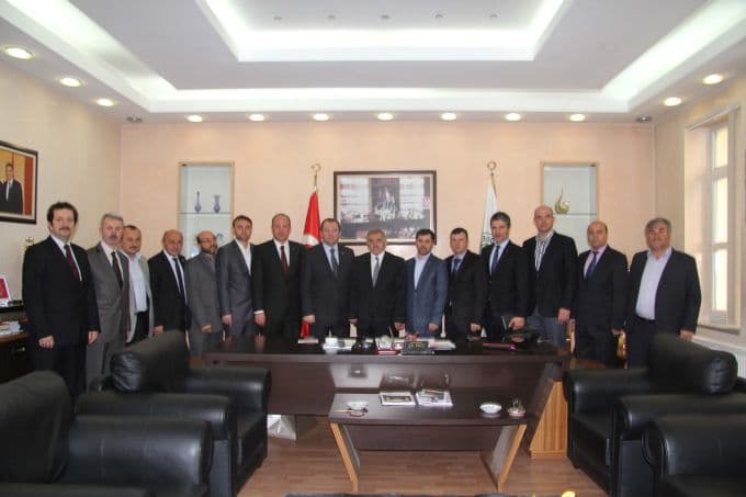 AK Parti il yönetiminden, Başkan İnci'ye ziyaret