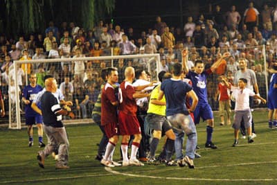 Futbol Turnuvasının Final Maçında Olaylar Çıktı