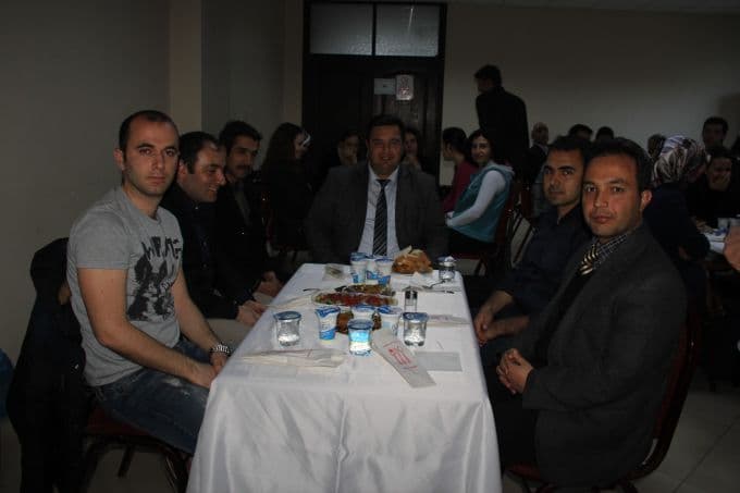 Stajyer öğretmenler yemekte bir araya geldi