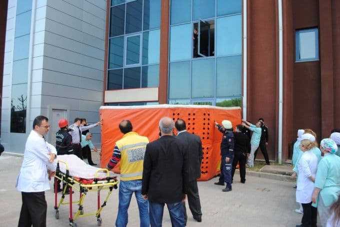 SEAH'taki yangın tatbikatı gerçeği aratmadı