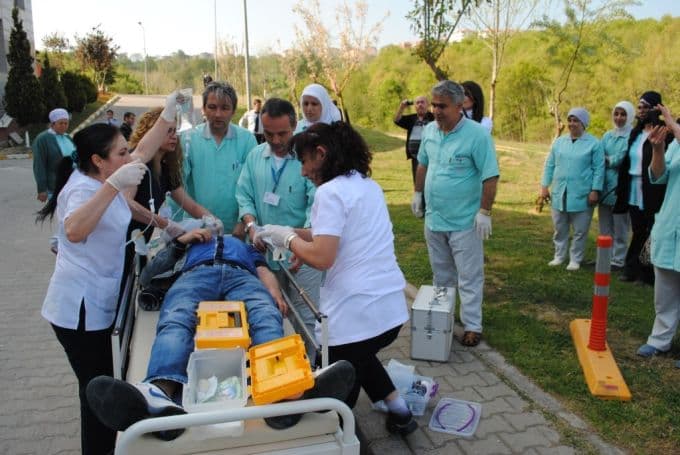 SEAH'taki yangın tatbikatı gerçeği aratmadı