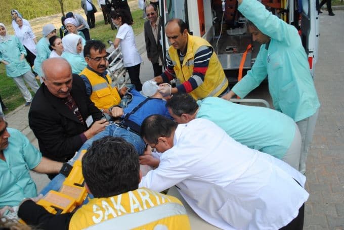 SEAH'taki yangın tatbikatı gerçeği aratmadı