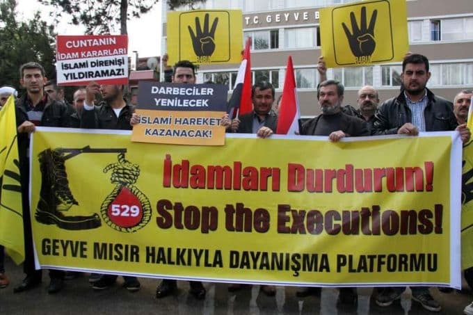 Mısır'daki idam kararlarına Geyve'den tepki