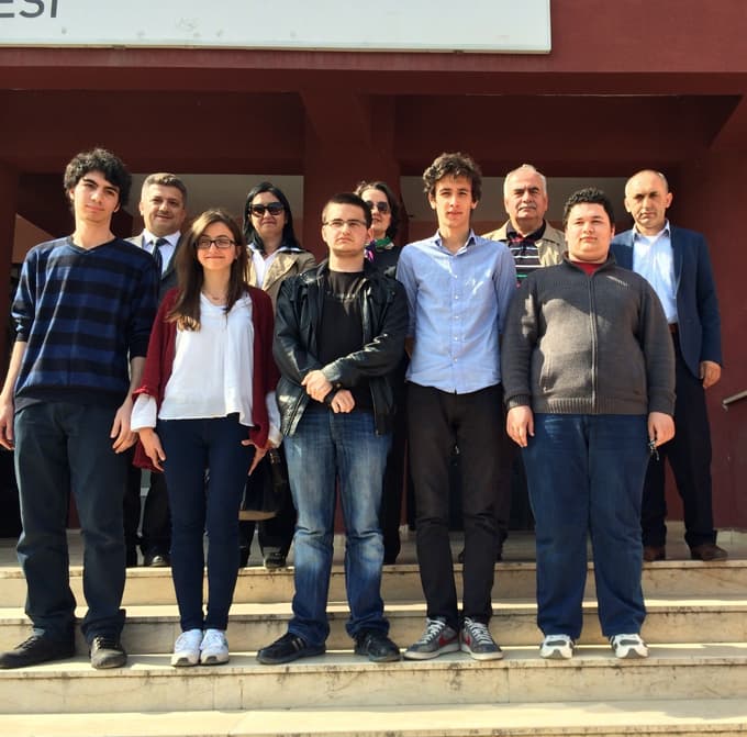 YGS'de dereceye giren fen lisesi öğrencileri ödüllendirildi