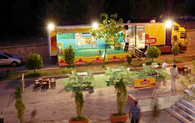 Gezici Dev Çay Evi Yenikent'te 