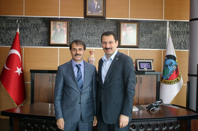 Milletvekili Yavuz, Başkan Alemdar'a 'hayırlı olsun'a gitti