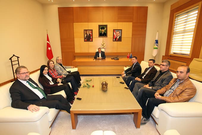 Başkan Toçoğlu, Sakarya Gazeteciler Cemiyeti'ni ağırladı