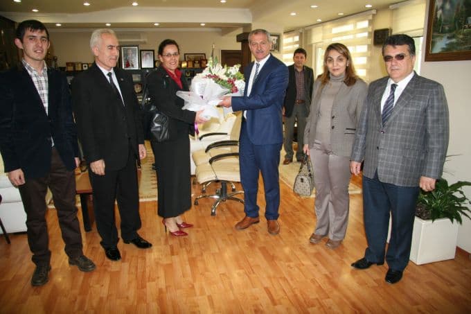 Eğitimcilerden Başkan Dişli'ye ziyaret