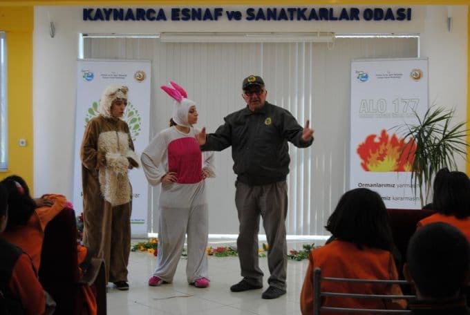 Orman Haftası'nı tiyatro oyunuyla kutladılar