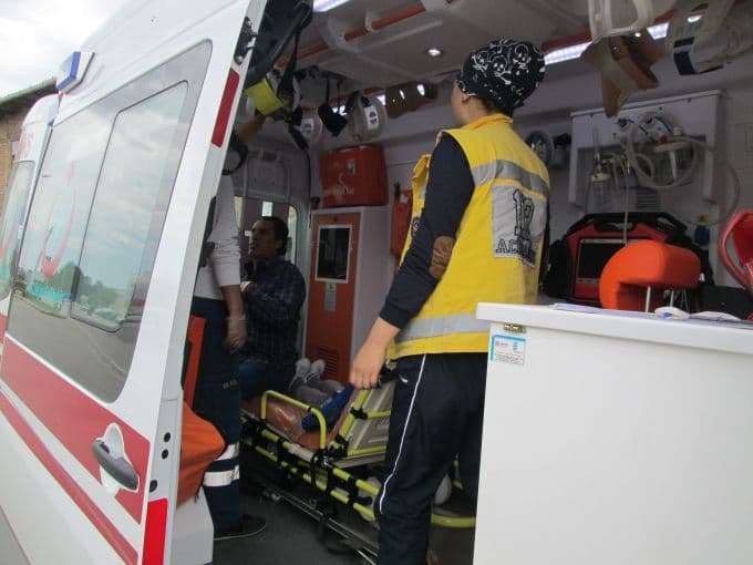Serdivan'da trafik kazası: 1 yaralı