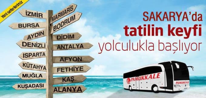 Pamukkale Turizm, sahil bölgelerine seferlerini başlatıyor
