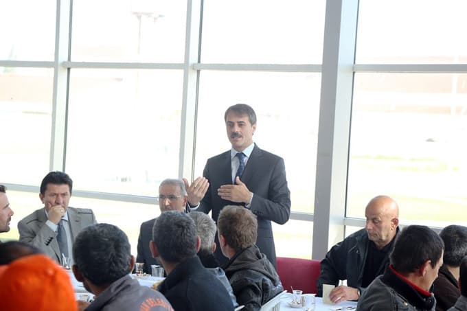Başkan Alemdar, işçilerle buluştu