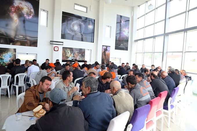 Başkan Alemdar, işçilerle buluştu