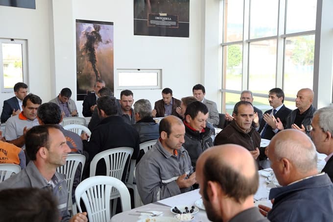 Başkan Alemdar, işçilerle buluştu
