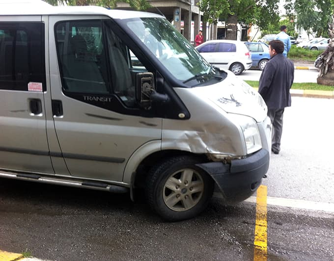 Palmiye Caddesi'nde kaza: 1 yaralı
