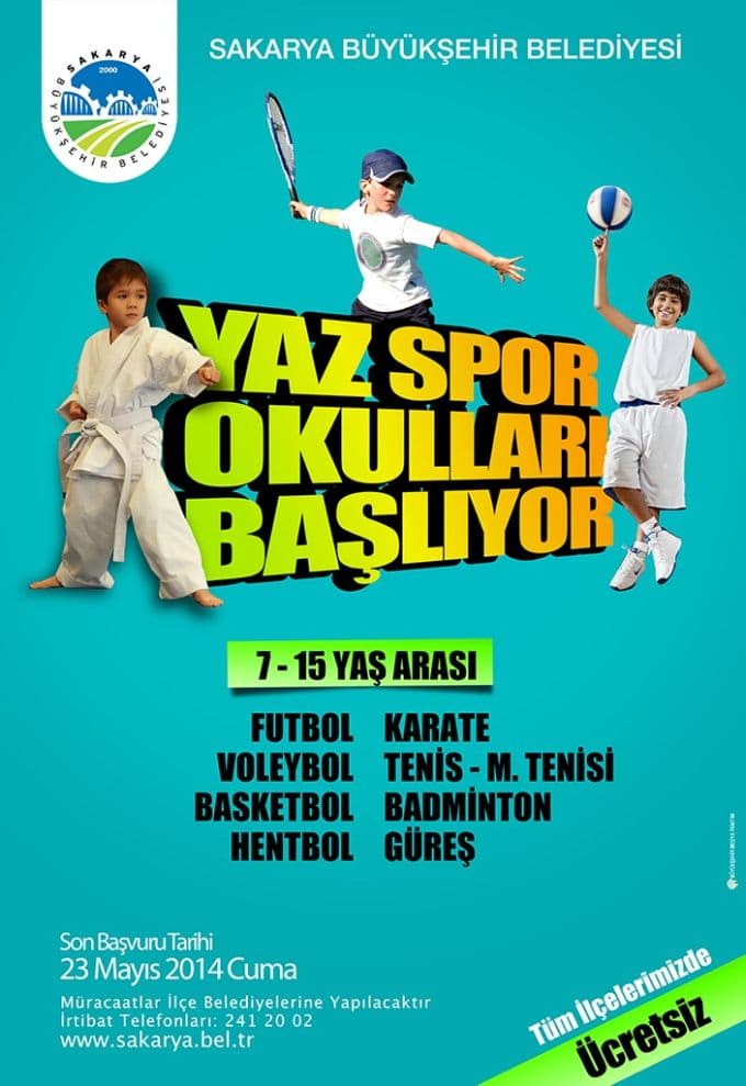14. Yaz Spor Okulları için kayıtlar başladı