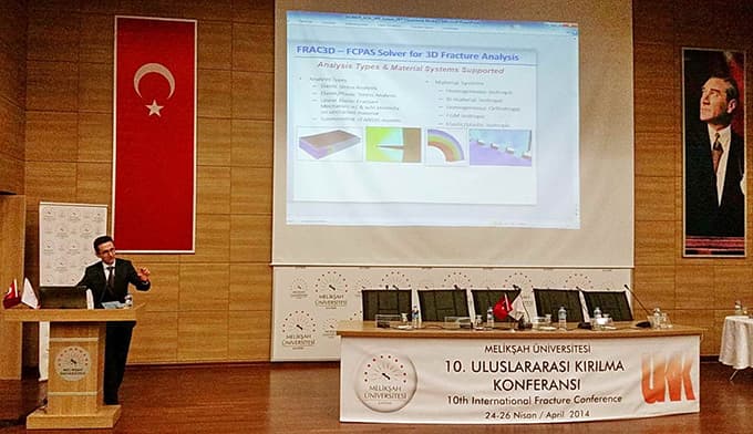 SAÜ Mühendislik, 10.Uluslararası Kırılma Konferansı'na katıldı