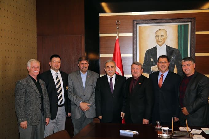 Vali Büyük, muhtarları makamında ağırladı