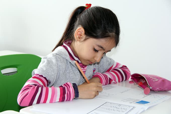 Beşsekiz Ortaokulu'ndan bursluluk sınavı