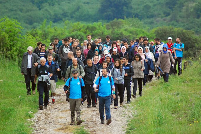 Doğa yürüyüşleri devam ediyor