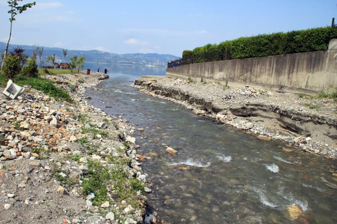 Sapanca Gölü'ndeki su seviyesinin düşmesi