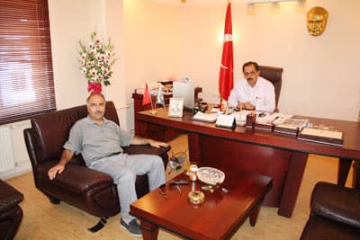 Başkan Yazıcı'ya Ziyaretçi Akını