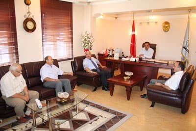 Başkan Yazıcı'ya Ziyaretçi Akını