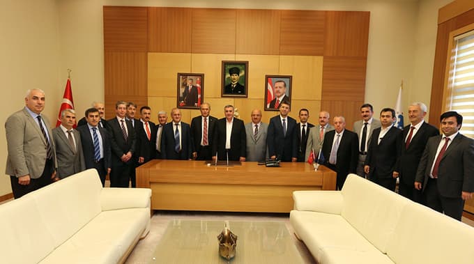 Zeki Toçoğlu, SESOB Başkanı Alişan'ı makamında ağırladı