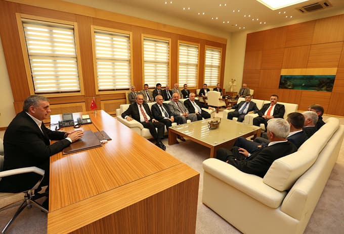 Zeki Toçoğlu, SESOB Başkanı Alişan'ı makamında ağırladı