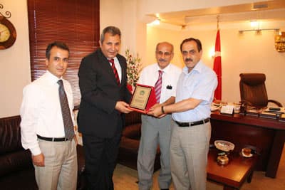 Başkan Yazıcı'ya Veda Ziyareti