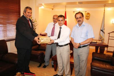 Başkan Yazıcı'ya Veda Ziyareti