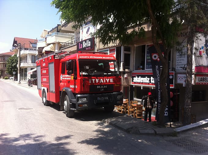 Matbaada çıkan yangın az kalsın şirketi kül edecekti