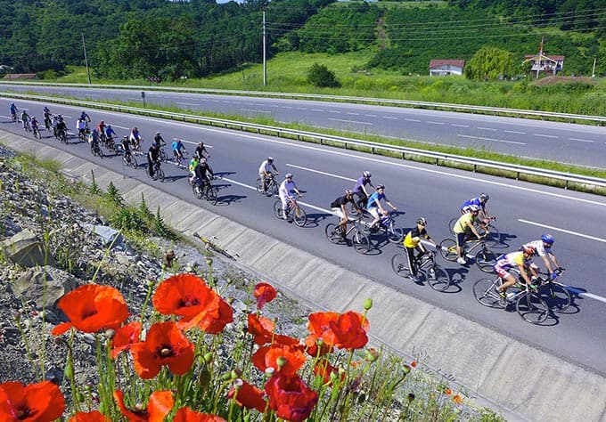 Yenikent'e pedal çevirdiler
