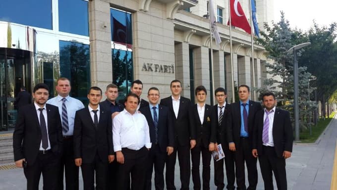 AK Partili gençler, Ankara'da